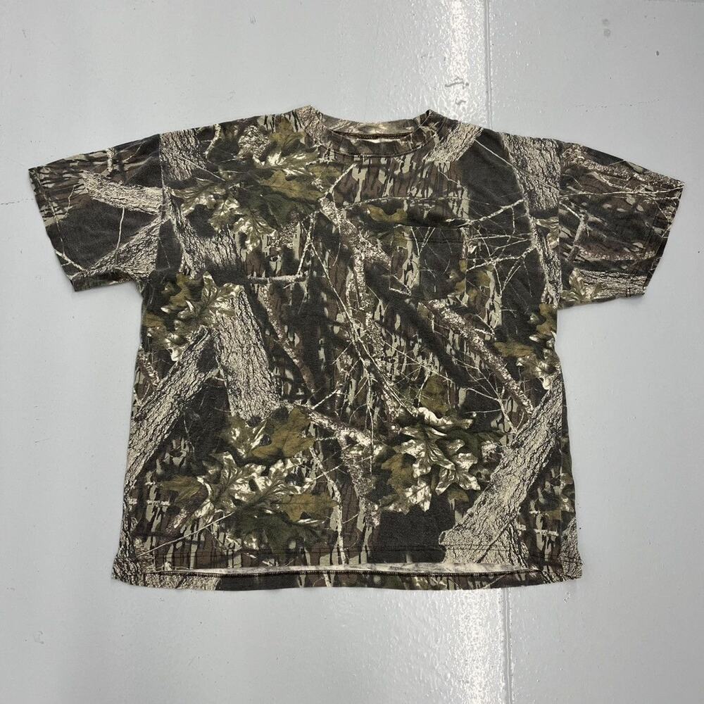Vintage 90s Camo Classics Boxy Blank Pocket T-Shirt